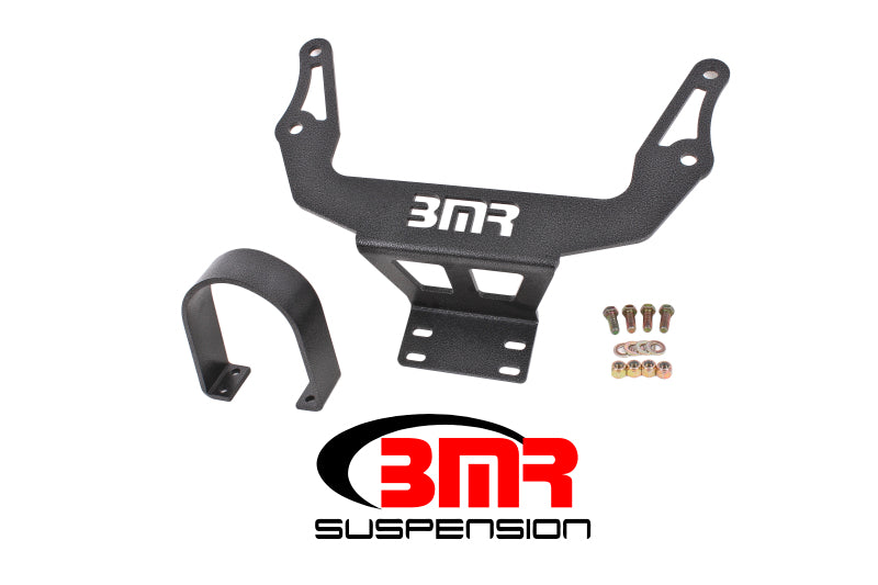 Load image into Gallery viewer, BMR 08-17 Challenger Front Driveshaft Safety Loop - Black Hammertone
