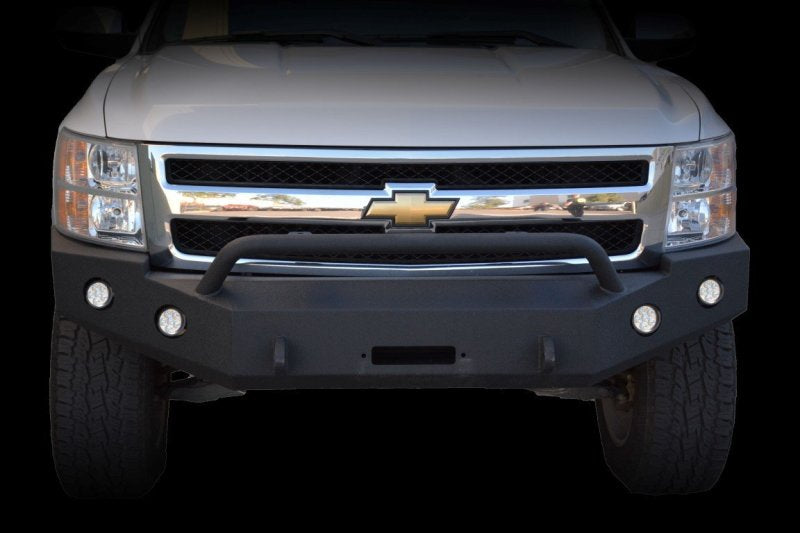 Load image into Gallery viewer, DV8 Offroad 07-13 Chevrolet Silverado 1500 Front Bumper - Black Powdercoat
