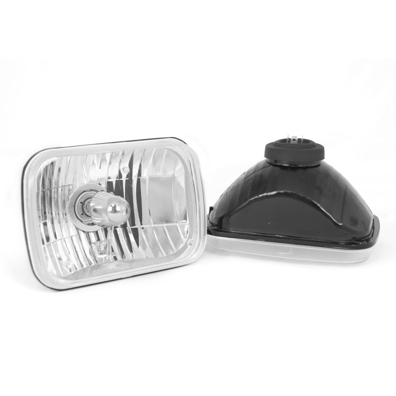 Load image into Gallery viewer, Rugged Ridge Crystal H2 Headlights Rectangular 87-95 Jeep Wrangler YJ
