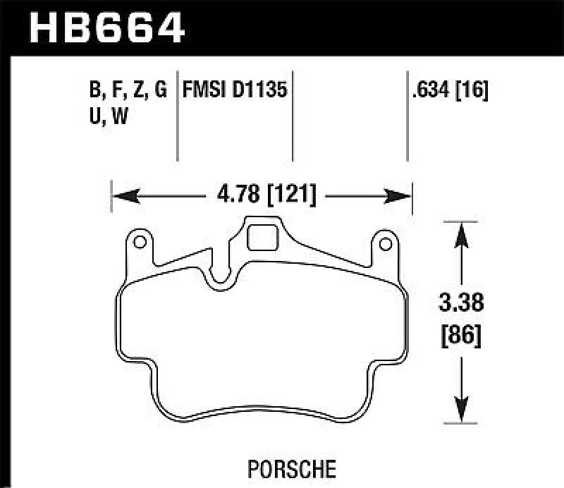 Load image into Gallery viewer, Hawk Porsche 911 ER-1 Endurance Racing Brake Pads (Works with Iron/Metal Rotors)
