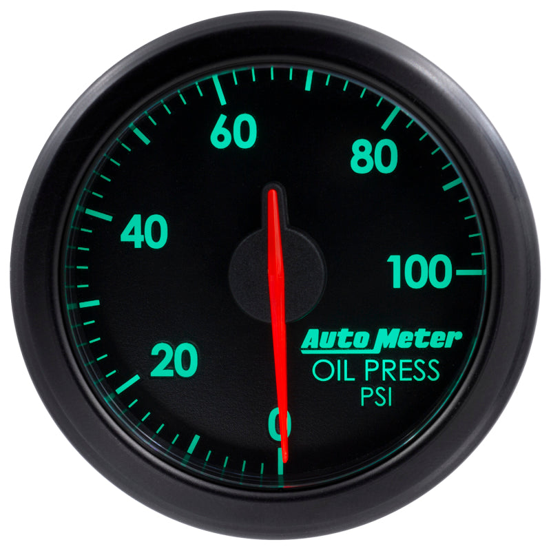 Load image into Gallery viewer, Autometer Airdrive 2-1/6in Oil Pressure Gauge 0-100 PSI - Black
