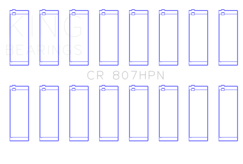 Load image into Gallery viewer, King Engine Bearings Chevy LS1 / LS6 / LS3 (Size 010) Performance Rod Bearing Set
