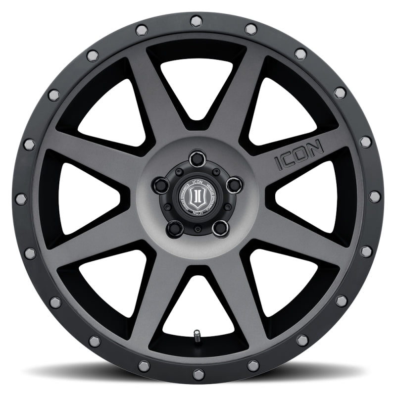 Load image into Gallery viewer, ICON Rebound 20x9 5x5 -12mm Offset 4.5in BS Titanium Wheel
