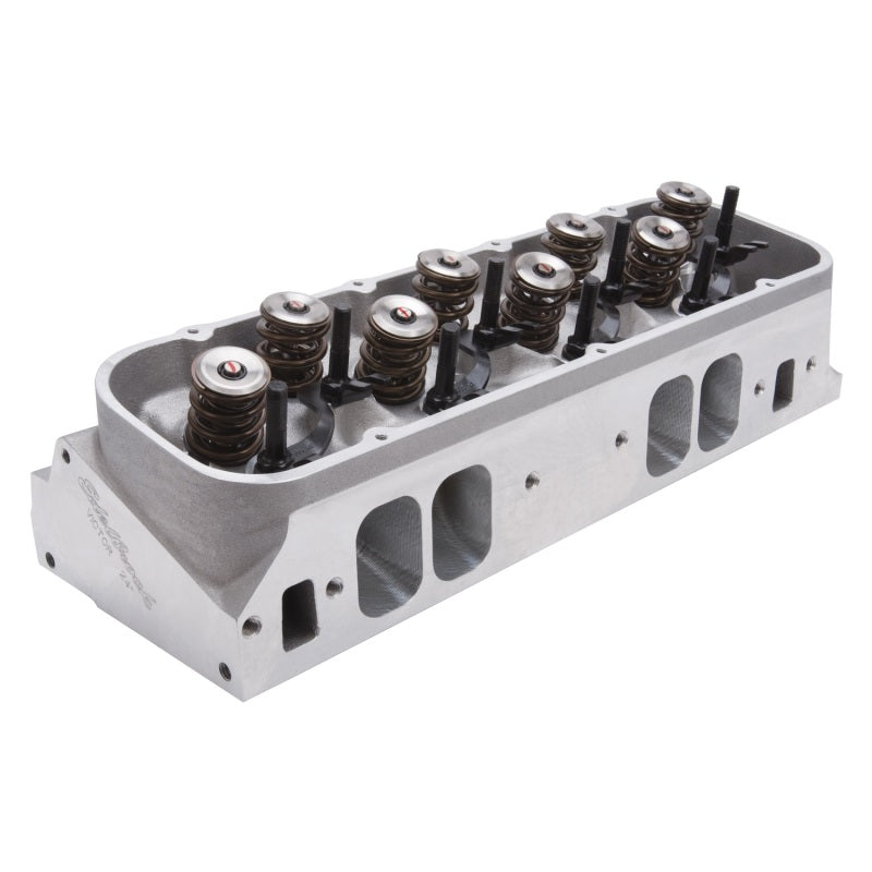 Load image into Gallery viewer, Edelbrock Race Cyl Head Musi CNC BBC Victor 24Deg Complete
