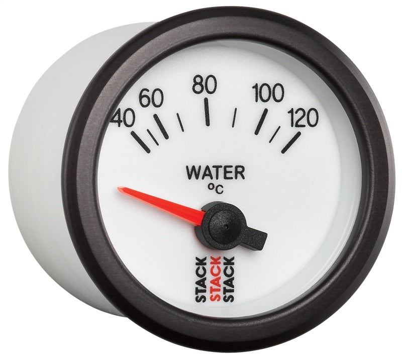 Load image into Gallery viewer, Autometer Stack 52mm 40-120 Deg C M10 Male Electric Water Temp Gauge - White

