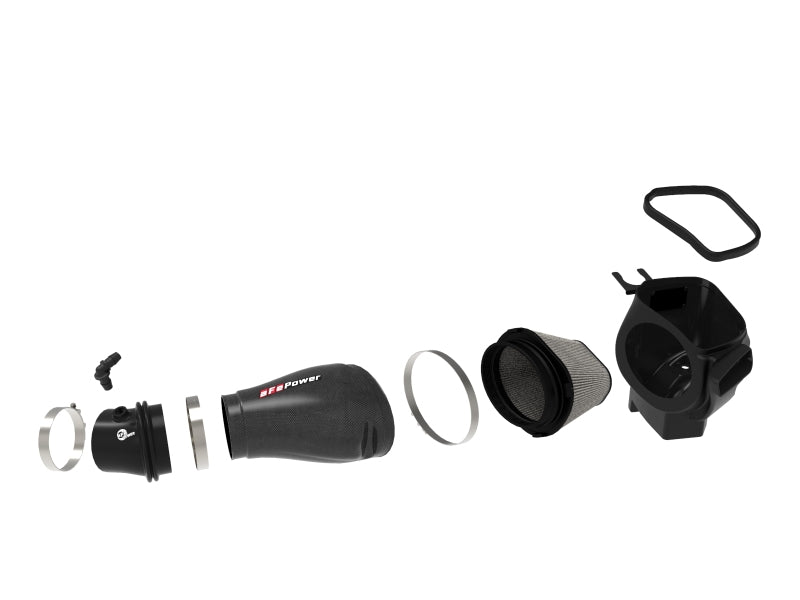 Load image into Gallery viewer, aFe Track Series Carbon Fiber Pro Dry S AIS - 19-20 Jeep Grand Cherokee Trackhawk 6.2L
