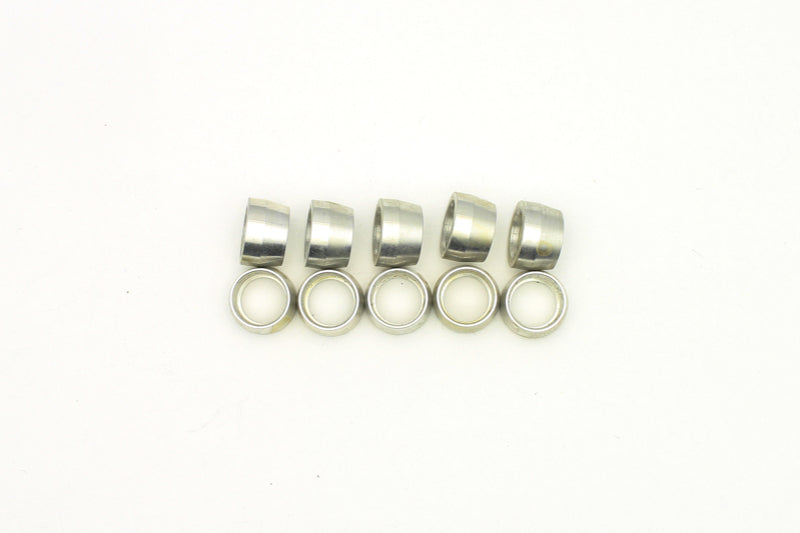 Load image into Gallery viewer, DeatschWerks Replacement PTFE Hose End Olive Insert 6AN (Pack of 10)
