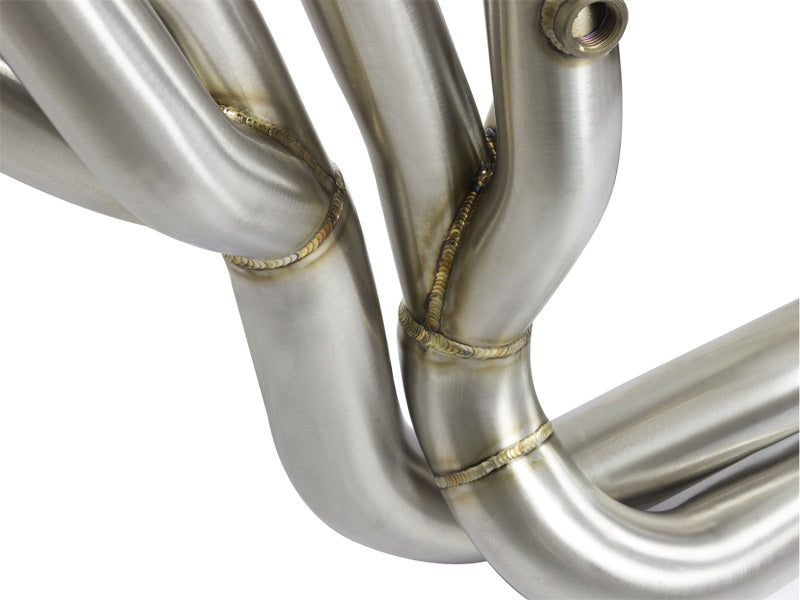 Load image into Gallery viewer, aFe Power Twisted Steel Long Tube Header &amp; Connection Pipes (Street Series) 01-16 Nissan Patrol
