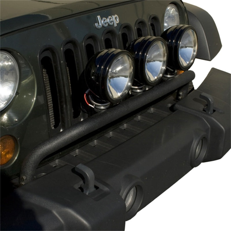 Load image into Gallery viewer, Rugged Ridge 07-18 Jeep Wrangler JK Textured Black Bumper Mounted Light Bar
