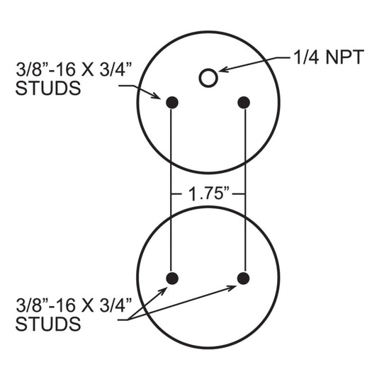 Firestone Ride-Rite Replacement Air Helper Spring (For PN 6781 / 6782 / 6783 / 6784) (W217606788)