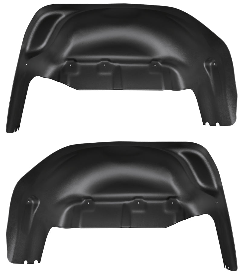 Load image into Gallery viewer, Husky Liners 19-23 GMC Sierra 1500 Black Rear Wheel Well Guards
