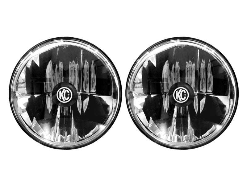 Load image into Gallery viewer, KC HiLiTES 07-18 Jeep JK (Not for Rubicon/Sahara) 7in. Gravity LED DOT Headlight (Pair Pack System)
