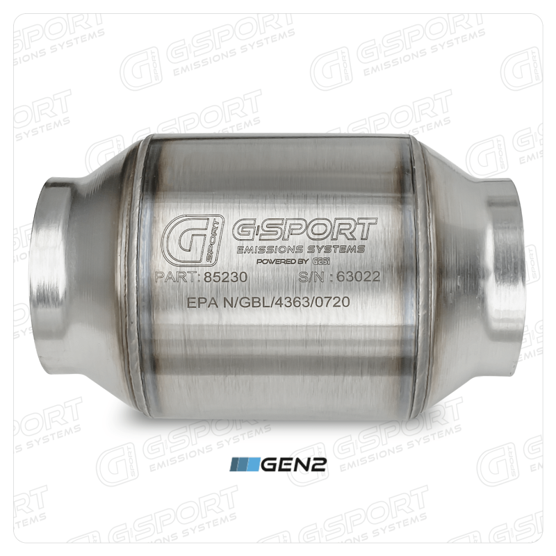 Load image into Gallery viewer, GESI G-Sport 400 CPSI GEN 2 EPA Compliant 3.0in Inlet/Out Catalytic Converter-4.5in x 4in 500-850HP
