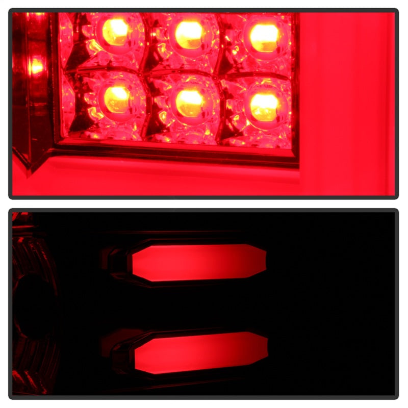 Load image into Gallery viewer, Spyder Chevy Silverado 2016-2017 Light Bar LED Tail Lights - Red Clear ALT-YD-CS16-LED-RC
