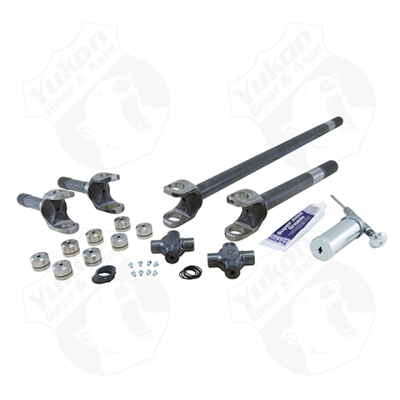 Load image into Gallery viewer, Yukon Gear 4340 Chrome-Moly Replacement Axle Kit For Jeep TJ / YJ &amp; XJ Dana 30 / w/ Super Joints
