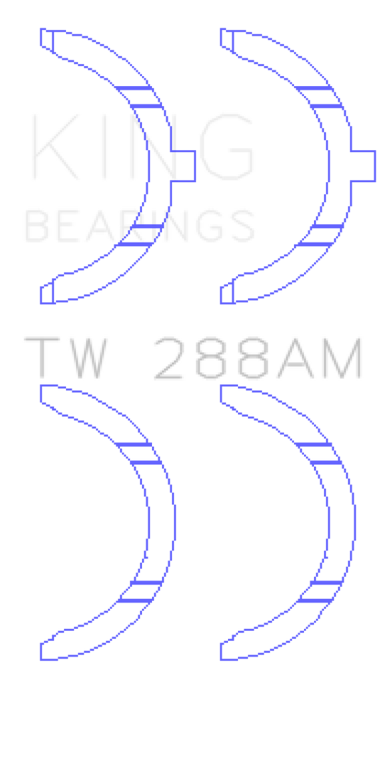 King Engine Bearings Toyota 2UZ Thrust Washer Set