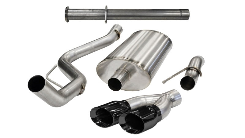 Load image into Gallery viewer, Corsa 2011-2014 Ford F-150 Raptor 6.2L V8 133in Wheelbase Black Xtreme Cat-Back Exhaust
