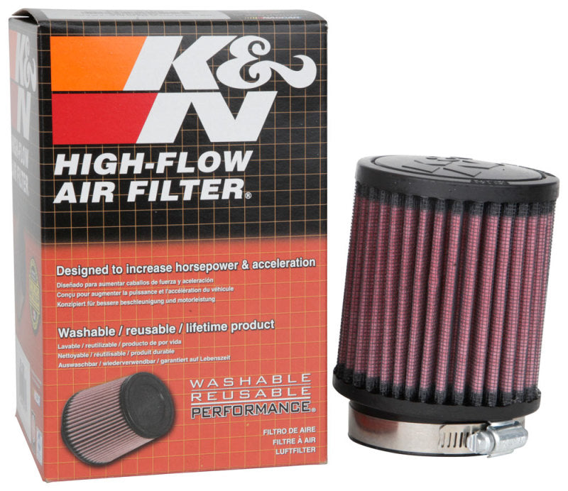Load image into Gallery viewer, K&amp;N Universal Rubber Filter 2.5 inch 5 Degree FLG 3.5 inch OD 4 inch Height
