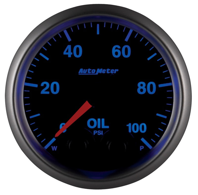 Load image into Gallery viewer, Autometer Elite 52mm Oil Pressure Peak and Warn Gauge w/ Electonic Control
