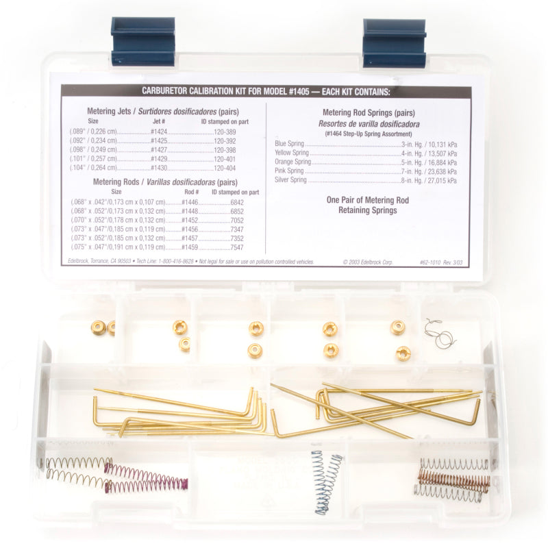 Load image into Gallery viewer, Edelbrock Jet / Rod Kit for 1405
