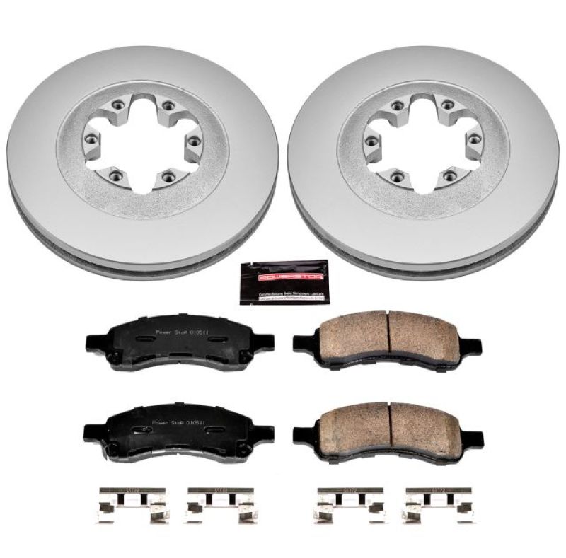 Load image into Gallery viewer, Power Stop 09-12 Chevrolet Colorado Front Z17 Evolution Geomet Coated Brake Kit
