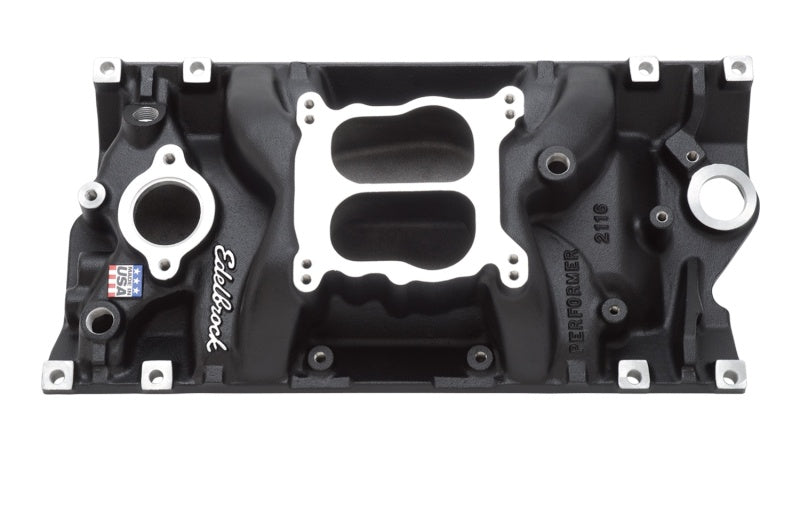 Load image into Gallery viewer, Edelbrock Intake SBC Performer Vortec Black
