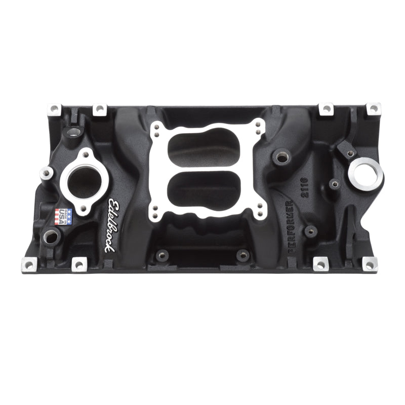 Load image into Gallery viewer, Edelbrock Intake SBC Performer Vortec Black

