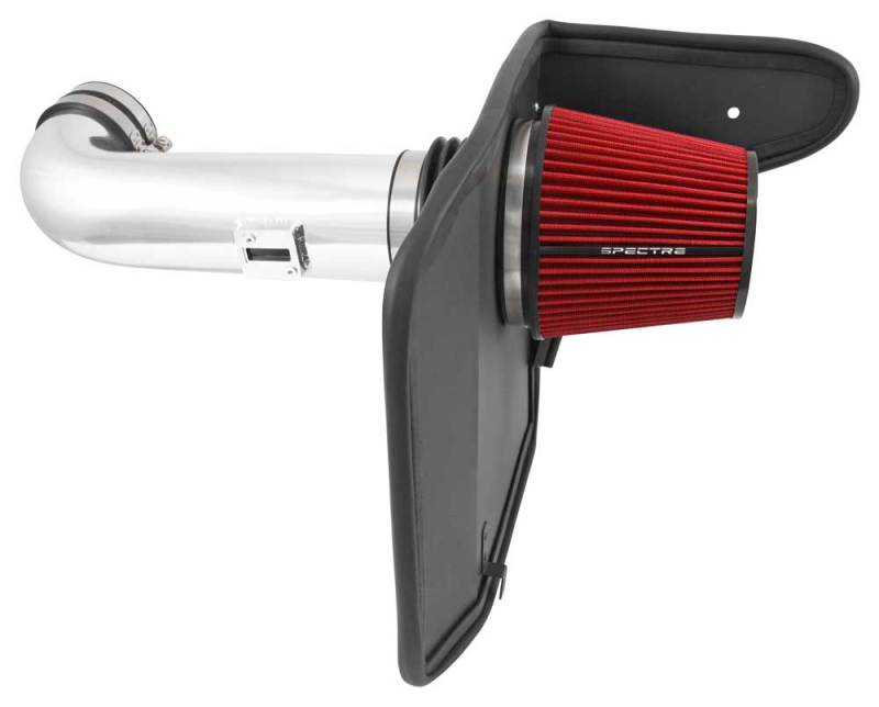 Load image into Gallery viewer, Spectre 10-12 Chevy Camaro V8-6.2L F/I Air Intake Kit - Clear Anodized w/Red Filter
