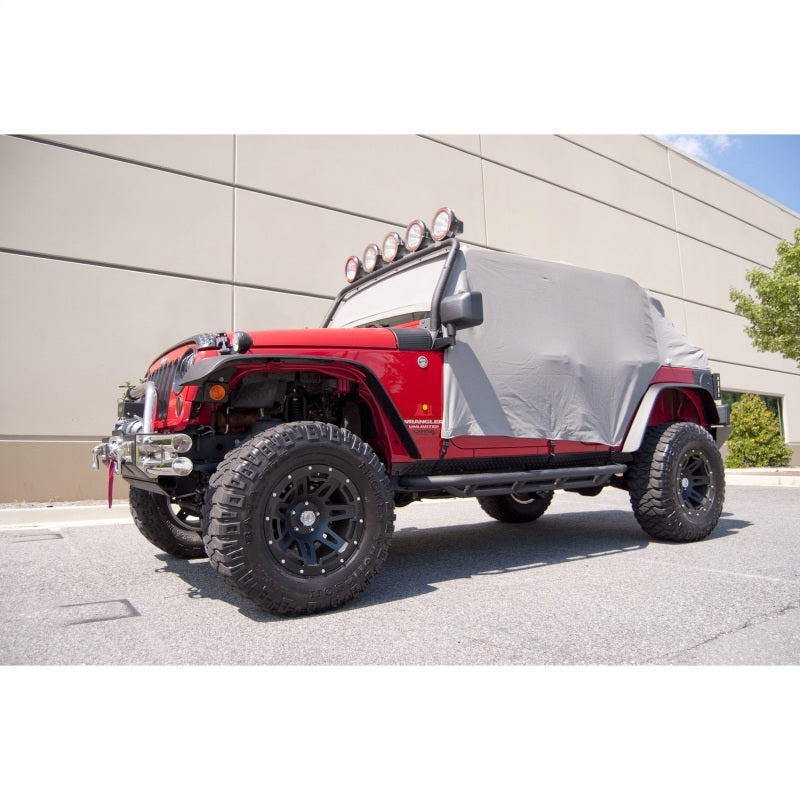 Load image into Gallery viewer, Rugged Ridge Cab Cover Gray 07-18 Jeep 4-Door Jeep Wrangler JK
