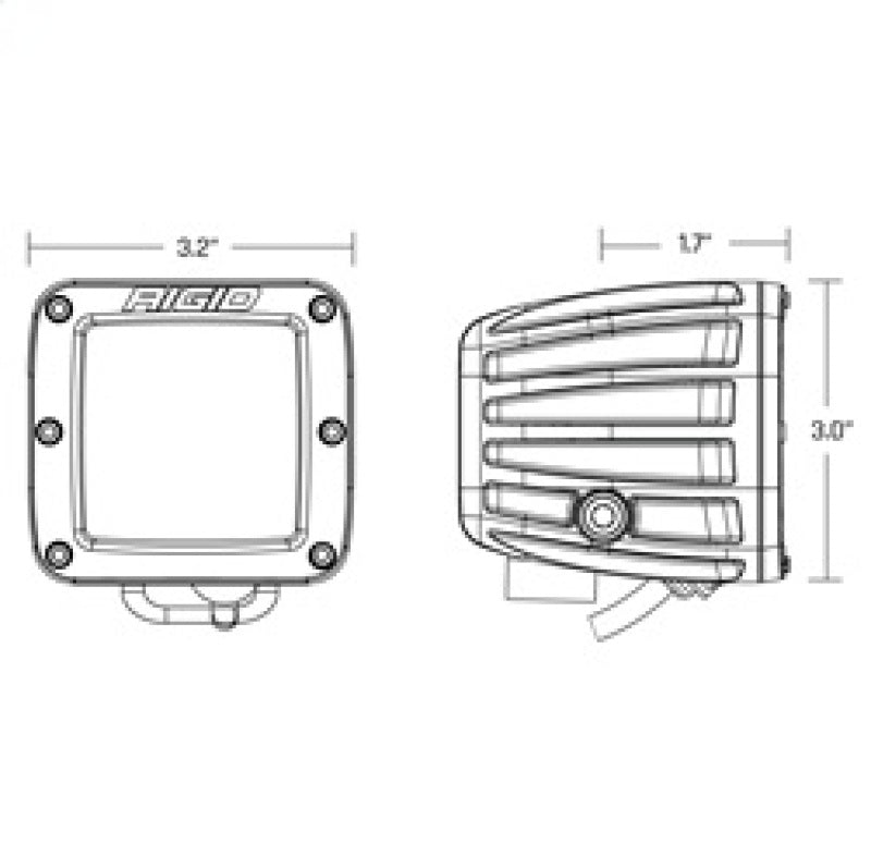 Load image into Gallery viewer, Rigid Industries Protective Polycarbonate Cover - Dually/D2 - Yellow
