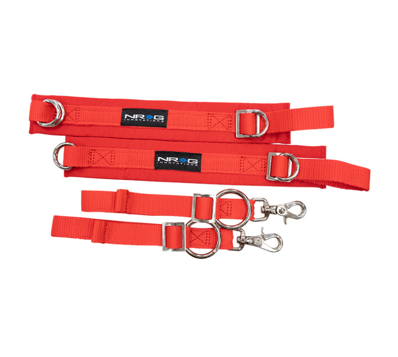 Load image into Gallery viewer, NRG SFI 3.3 Arm Restraints One Pair - Red
