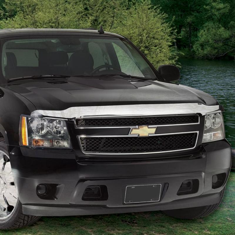 Load image into Gallery viewer, AVS 16-18 Chevy Silverado 1500 High Profile Hood Shield - Chrome
