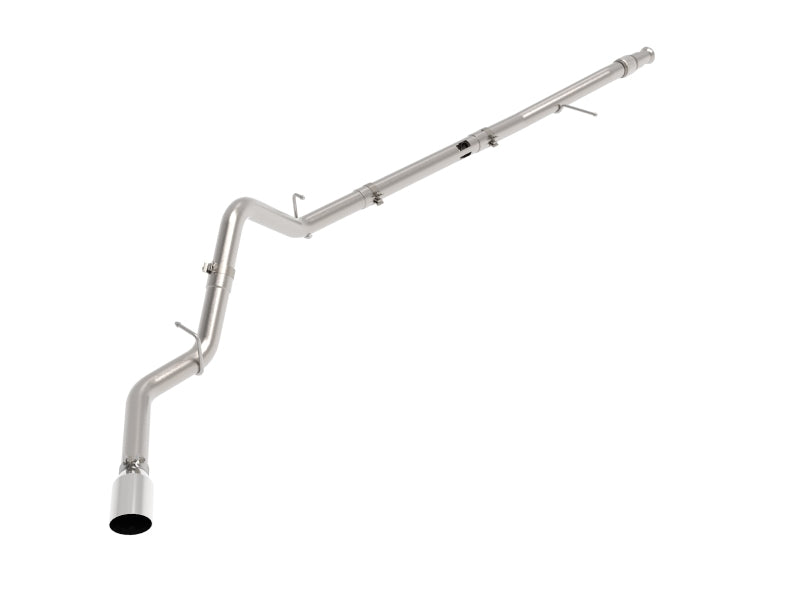 Load image into Gallery viewer, aFe Large Bore-HD 3in 409SS DPF-Back 20-21 GM Trucks L6-3.0L (td) LM2 - Polished Tip
