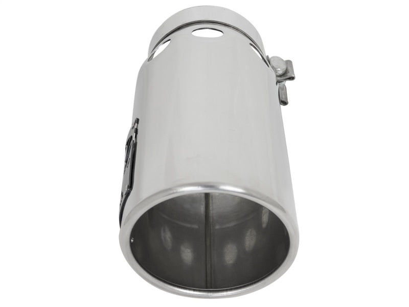 Load image into Gallery viewer, aFe Power Intercooled Tip Stainless Steel - Polished 4in In x 5in Out x 12in L Bolt-On

