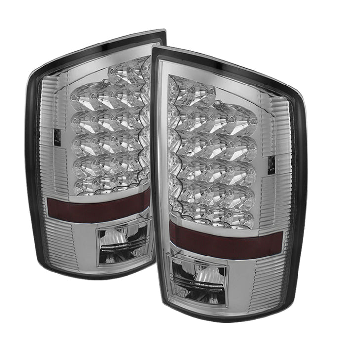 xTune Dodge Ram 07-08 1500 / Ram 07-09 2500/3500 LED Tail Lights Chrome ALT-JH-DR07-LED-C