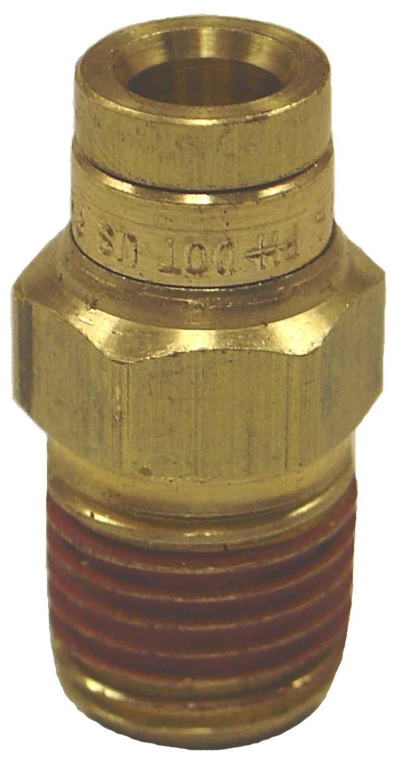 Load image into Gallery viewer, Firestone Male Connector 1/4in. NPT To 1/4in. PTC Straight Brass Air Fitting - 25 Pack (WR17603046)
