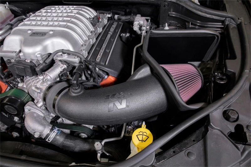 Load image into Gallery viewer, K&amp;N 18-19 Jeep Grand Cherokee Trackhawk V8-6.2L F/I AirCharger Performance Intake
