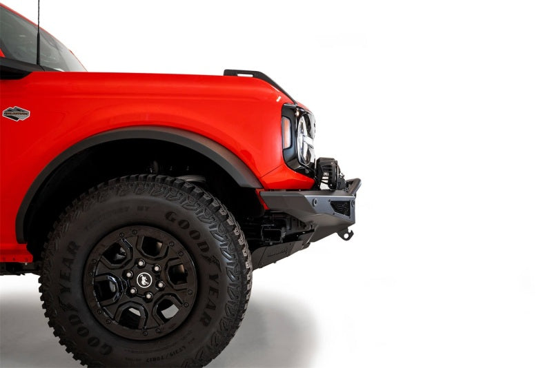 Load image into Gallery viewer, Addictive Desert Designs 2021+ Ford Bronco Rock Fighter Front Bumper - Hammer Black
