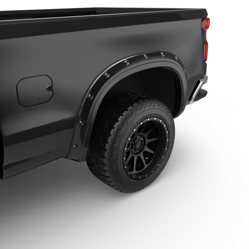 Load image into Gallery viewer, EGR 19-22 Chevrolet Silverado 1500 Traditional Bolt-On Look Fender Flares Black Set Of 4
