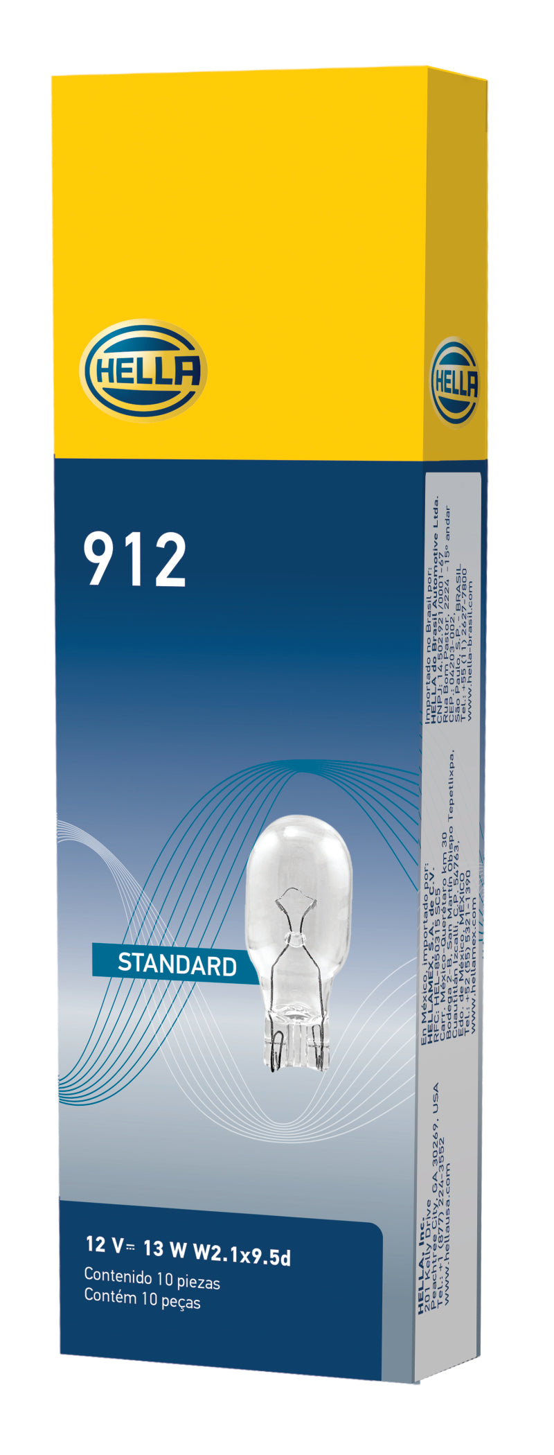 Load image into Gallery viewer, Hella Bulb 912 12V 13W W2.1X9.5d T5
