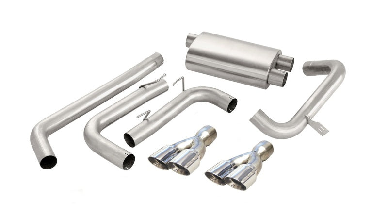 Load image into Gallery viewer, Corsa 1998-2002 Chevrolet Camaro Convertible Z28 5.7L V8 LS1 Polished Sport Cat-Back Exhaust
