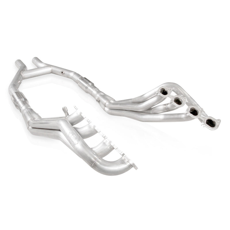 Load image into Gallery viewer, Stainless Works 2007-14 Shelby GT500 Headers 1-7/8in Primaries High-Flow Cats H-Pipe
