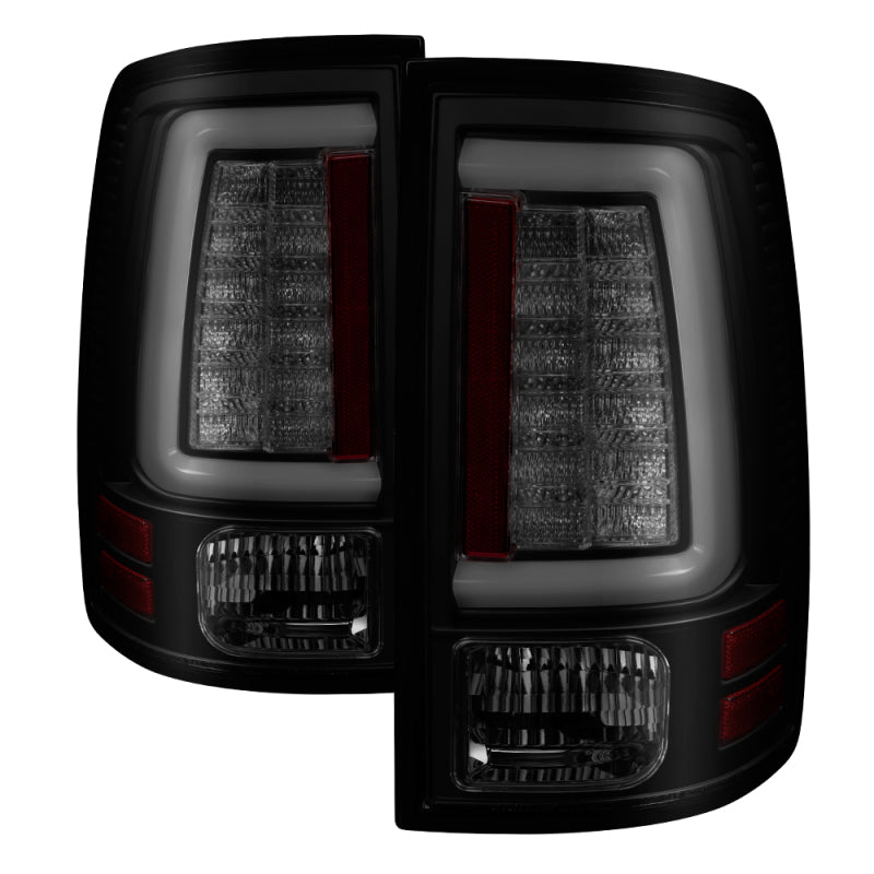 Load image into Gallery viewer, Spyder 09-16 Dodge Ram 1500 Light Bar LED Tail Lights - Black Smoke ALT-YD-DRAM09V2-LED-BSM
