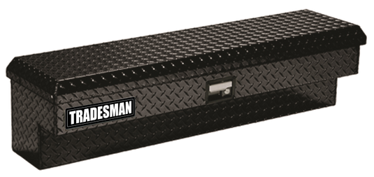 Tradesman Aluminum Side Bin Truck Tool Box (60in.) - Black