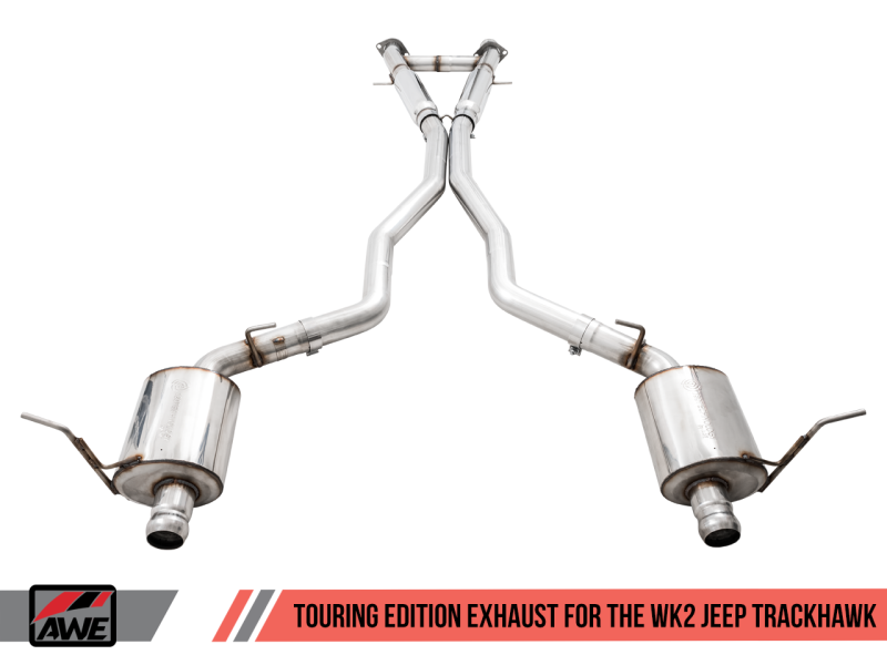 Load image into Gallery viewer, AWE Tuning 2020 Jeep Grand Cherokee SRT/Trackhawk Touring Edition Exhaust - Use w/Stock Tips
