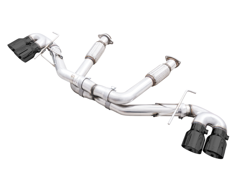 Load image into Gallery viewer, AWE Tuning 2020 Chevrolet Corvette (C8) Track Edition Exhaust - Quad Diamond Black Tips
