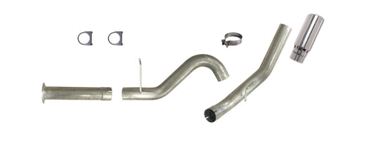 Diamond Eye KIT 5in DPF-BACK Single SS 07.5-08 CHEVY 6 6L 2500/3500 PCKGD BX46X14X14OD EL-PL