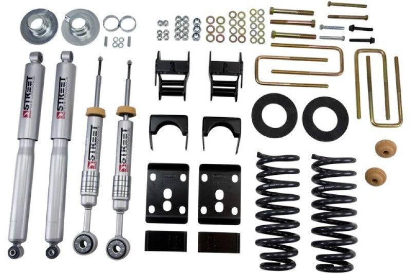 Load image into Gallery viewer, Belltech Lowering Kit 09-13 Ford F150 Ext Cab Short Bed 2WD 2in or 3in F/4in Rear w/ Shocks
