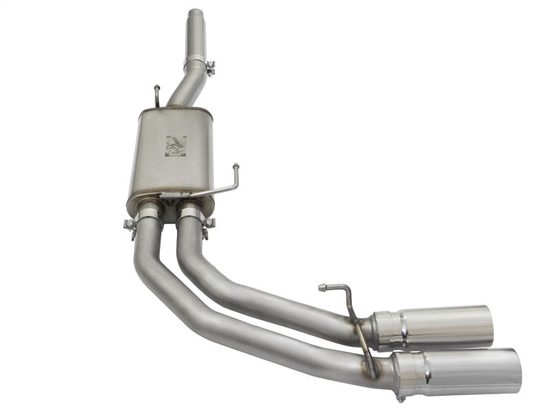 Load image into Gallery viewer, aFe Rebel Exhausts Cat-Back SS Ford F-150 04-08 V8 4.6/5.4L w/ Polished Tips
