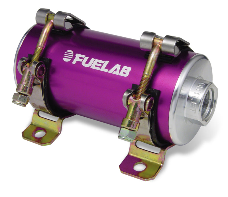 Load image into Gallery viewer, Fuelab Prodigy High Flow Carb In-Line Fuel Pump - 1800 HP - Purple
